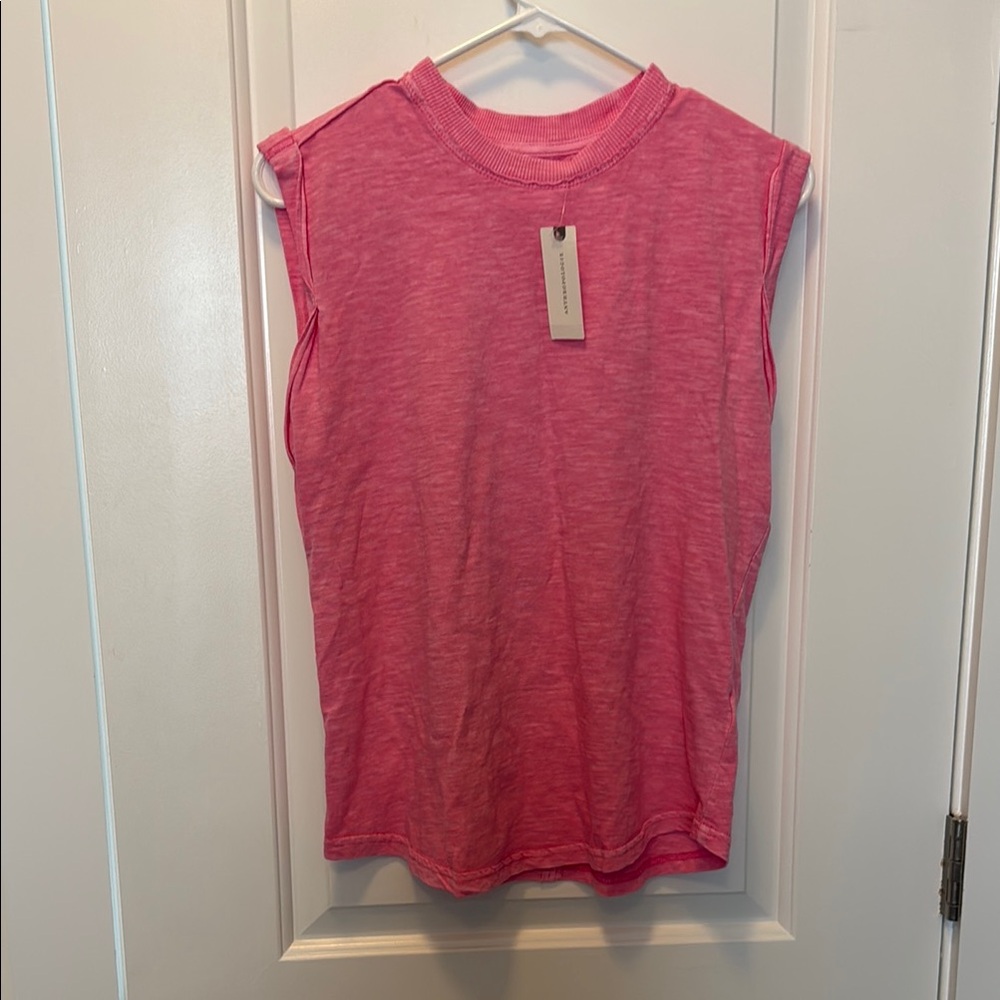 Anthro pink tank